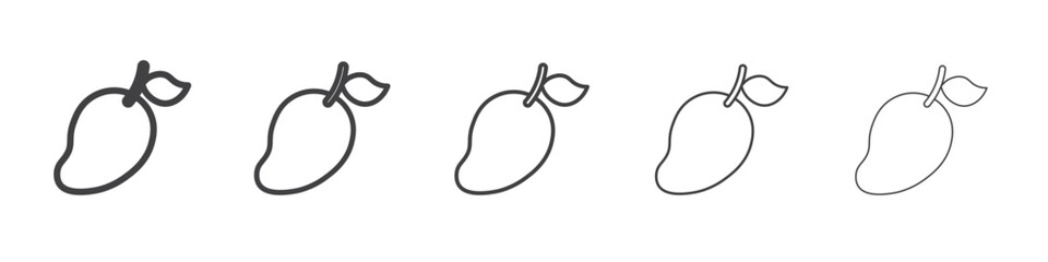 Mango icon simple illustration collection symbol