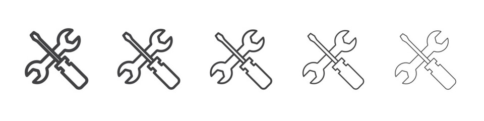 Repair icon simple illustration collection symbol