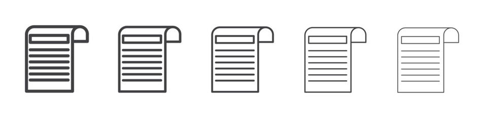 script icon simple illustration collection symbol