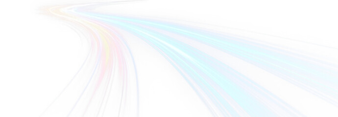 Vector illustration with modern curve and graphic energy, dynamic fast glow and shiny elements, PNG...