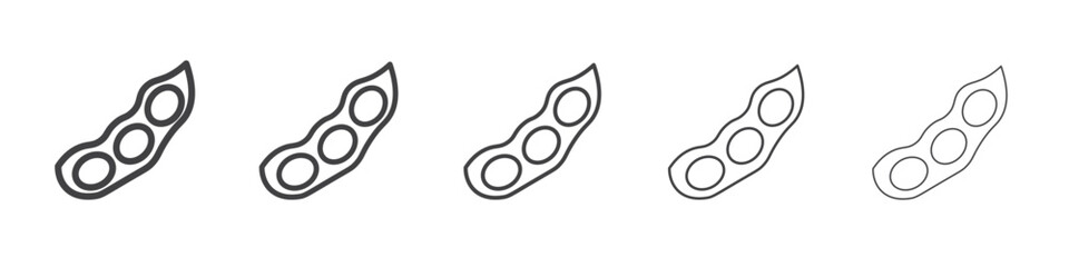 soybeans icon simple illustration collection symbol