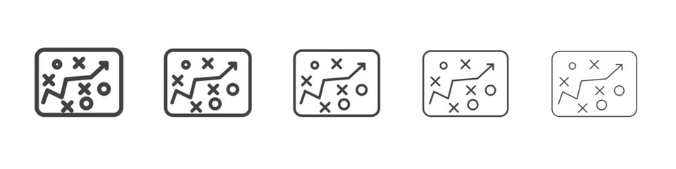 strategy icon simple illustration collection symbol