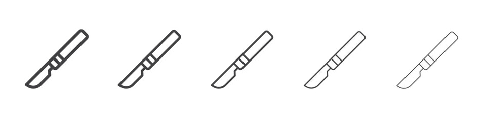 surgery icon simple illustration collection symbol
