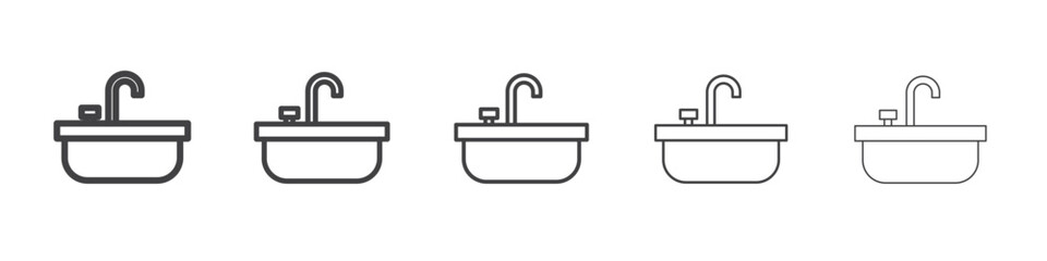 Undo arrow sign icon simple illustration collection symbol