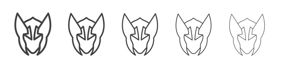 valkyrie icon simple illustration collection symbol