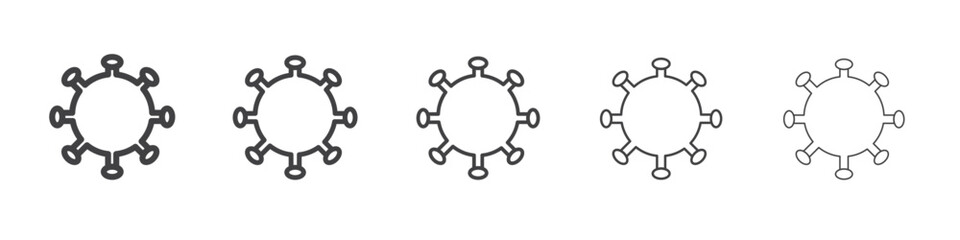 virus icon simple illustration collection symbol