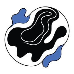 simple striped abstract background vector design