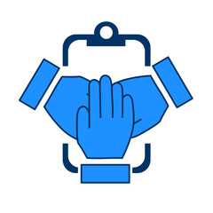 Teamwork strategies (Business and Education Icons Set)