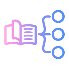 hierarchy Line Gradient Icon