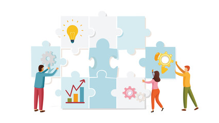 Person reaching for a lightbulb above a box filled with folders and data representations