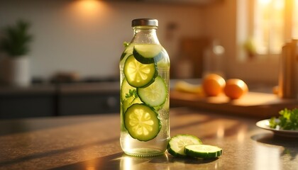 Detox Water with Cucumber