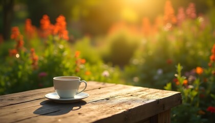 Herbal Tea in Garden