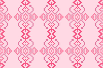 Seamless square pixel pattern, seamless pattern illustration