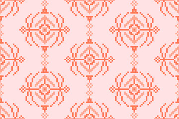 Seamless square pixel pattern, seamless pattern illustration