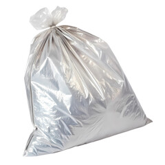 Clear Plastic Trash Bag: Product Photography
