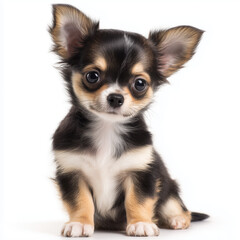 Obraz premium Charming Chihuahua Puppy Portrait , PNG isolated cut out image