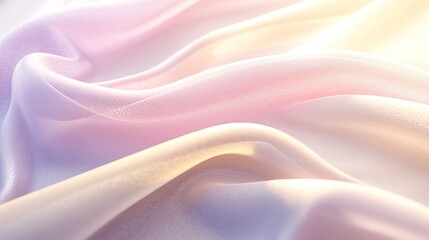 Obraz premium Soft bubble foam with soft ripples and delicate textures creates an ethereal, dreamy, soothing visual experience suitable for commercial use.