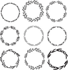 Circle Wreath Frame for Decoration