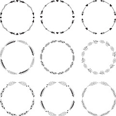 Circle Wreath Frame for Decoration