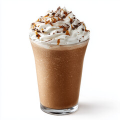 Caramel Chocolate Frappe - Refreshing Iced Drink , PNG isolated cut out image