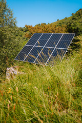 Solar energy in rural alpine environment