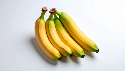Fresh Yellow Bananas Bunch Healthy Fruit Vitamins.