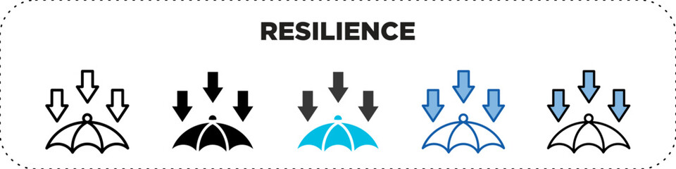 Resilience Icon Pack Line Glyph