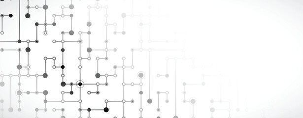 Abstract circuit border technology connected concept background