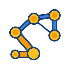 Bright Red Ripe Raspberry Vector Icon with Green Leaf. Isolated Cartoon Berry Illustration