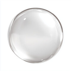 Elegant Transparent Sphere Graphic Design , PNG isolated cut out image