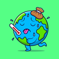 Illustration Sick Earth