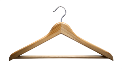 wooden coat hanger