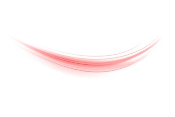 Glowing Red Laser Speed Trail PNG with Motion Blur and City Light Streaks. Futuristic Energy Lines on Red Background for Modern Technology Art, Sci-Fi Design or Abstract Overlays