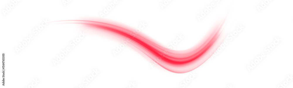 Poster glowing red laser speed trail png with motion blur and city light streaks. futuristic energy lines o