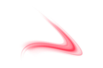 Glowing Red Laser Speed Trail PNG with Motion Blur and City Light Streaks. Futuristic Energy Lines on Red Background for Modern Technology Art, Sci-Fi Design or Abstract Overlays