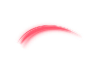 Glowing Red Laser Speed Trail PNG with Motion Blur and City Light Streaks. Futuristic Energy Lines on Red Background for Modern Technology Art, Sci-Fi Design or Abstract Overlays
