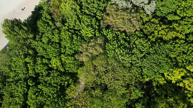 Kołobrzeg - Polska - latarnia morska, molo, plaża, port, nagrane dronem