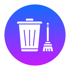 Garbage Cleaning Icon