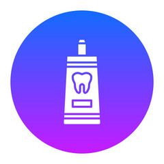 Obraz premium Toothpaste Icon