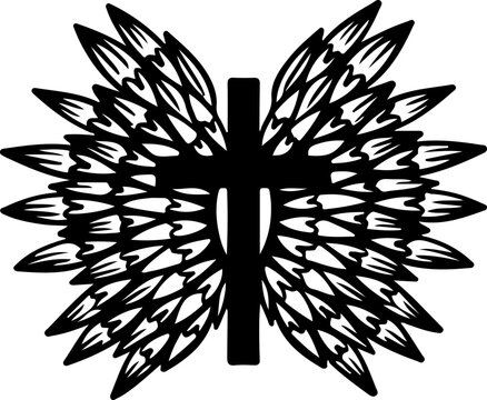 Cross SVG , Religious SVG,| Memorial SVG