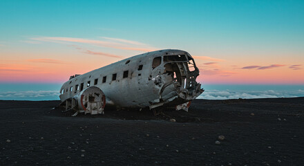 A Young Woman's Adventurous Lifestyle Portrait on a Summer Travel Journey, Captured Outdoors at Sunset with a Beautiful Background Photo