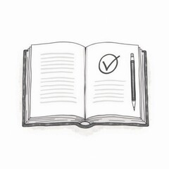 open book vector illustration