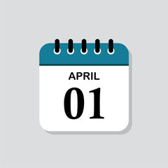 Rain Falls Softly on April 1