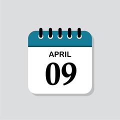 Rain Falls Softly on April 9