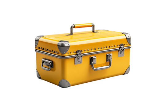 Tool box isolated on transparent background.