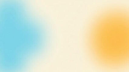 Softly blended gradient background with gentle hues of sky blue and warm orange on a creamy white canvas