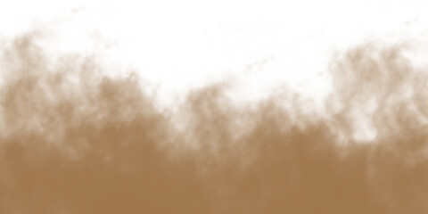 Soil dust rising isolated on transparent background. Soil Dust Cloud PNG – Brown Sand Smoke, Fog, and Dust Explosion Effect on Transparent Background