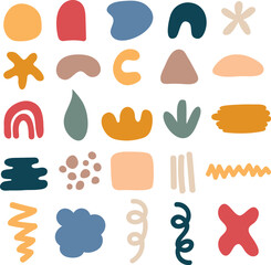 Set of Abstract Shape for Decoration