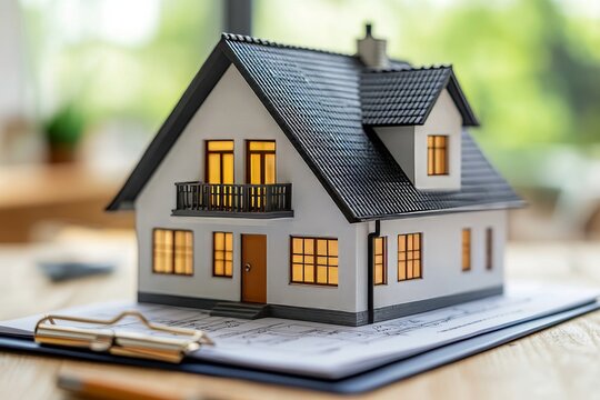 Asian inspector checking the structure of a new property and taking notes on a clipboard to review and fix any issues before selling the house to the client, Generative AI