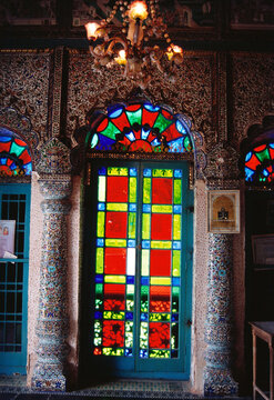 indian stained glass door india 